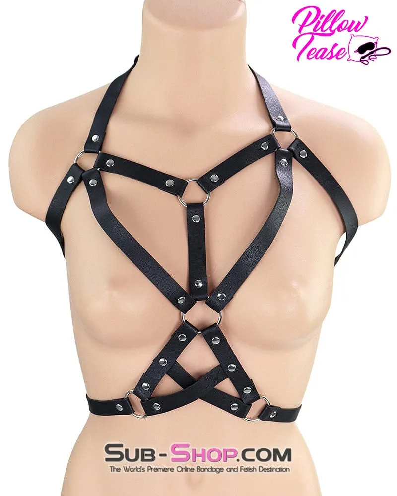 0355DL      Bondage Cage Female Chest Bondage Fashion Harness