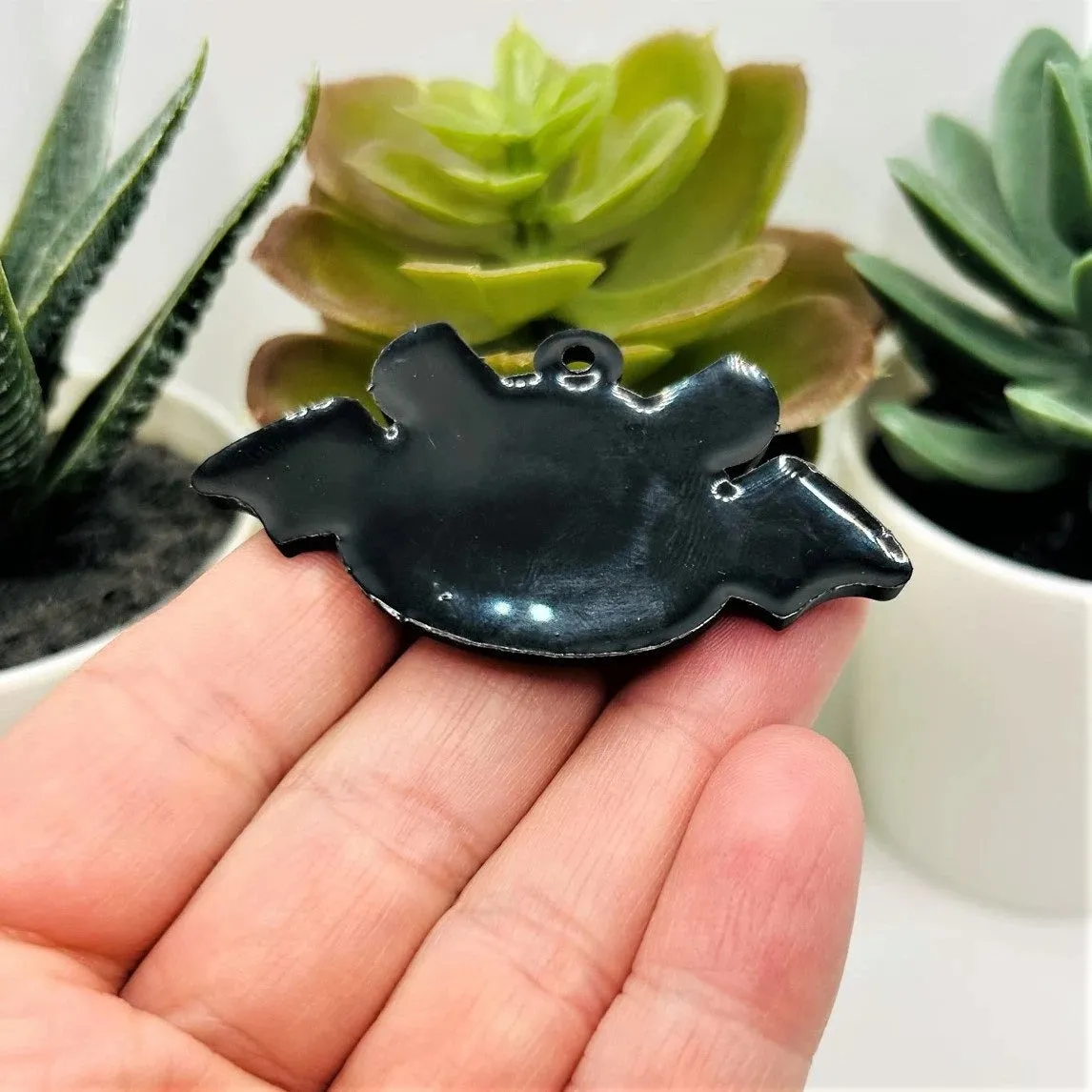 1, 4 or 20 Pieces: PVC Plastic Cute Bat Charm