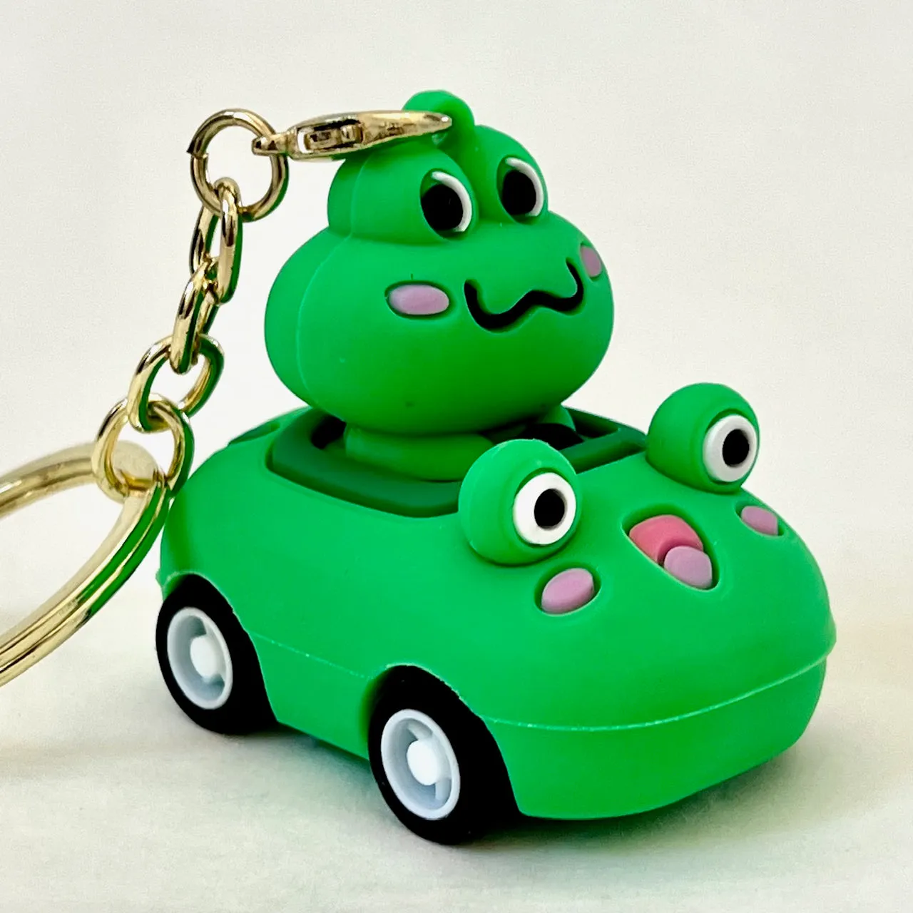 12002 PULLBACK CAR ANIMALS KEY CHARM-12