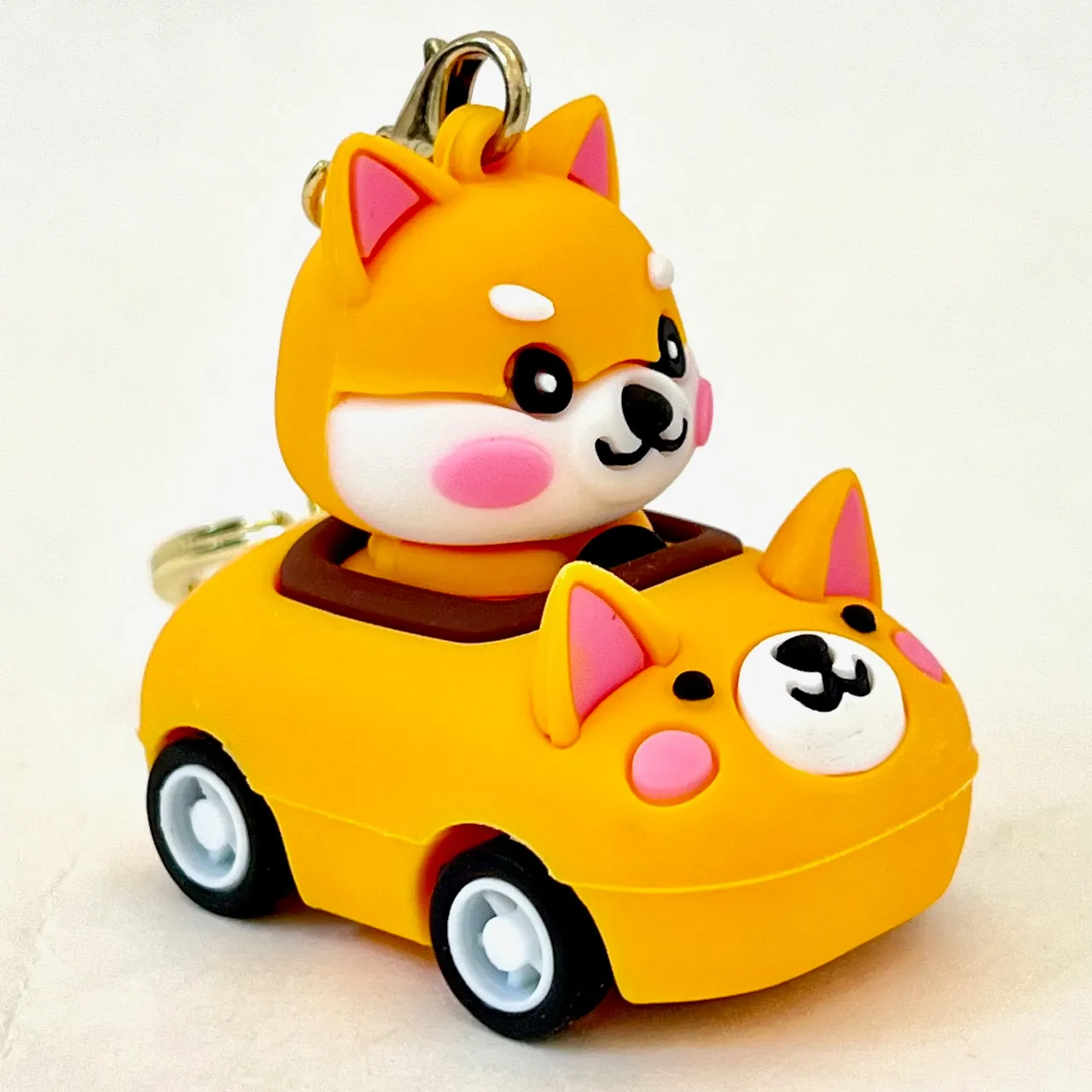 12002 PULLBACK CAR ANIMALS KEY CHARM-12