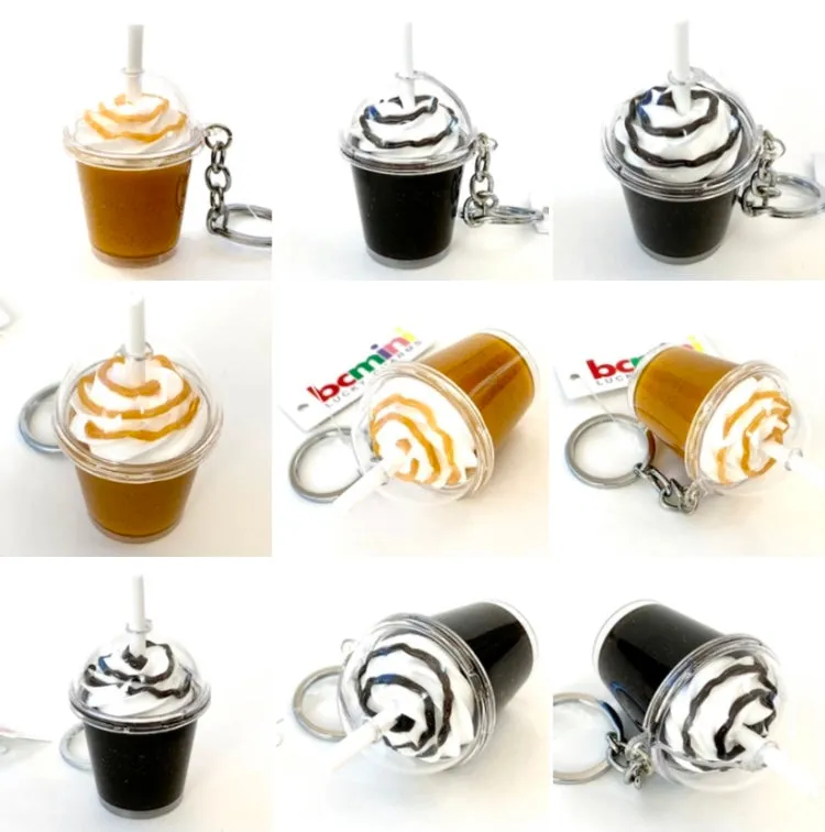 12031 ICE COFFEE CHARM with keyring-12