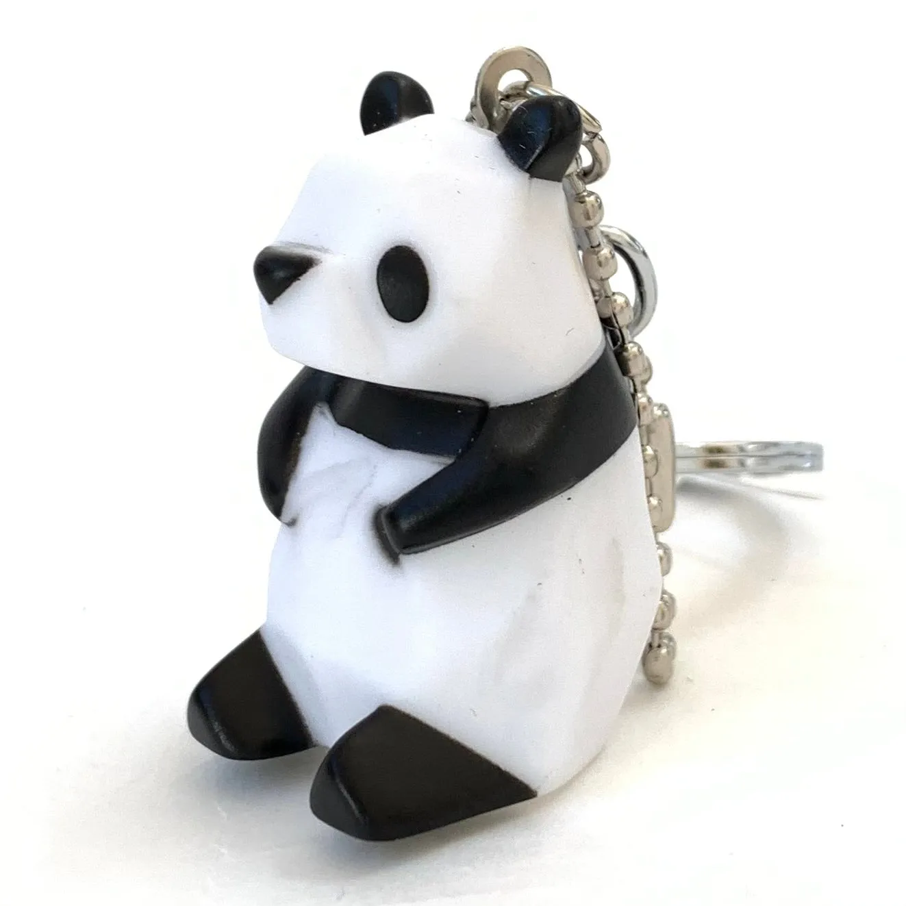 12035 GEOMETRIC PANDA CHARM with keyring-12