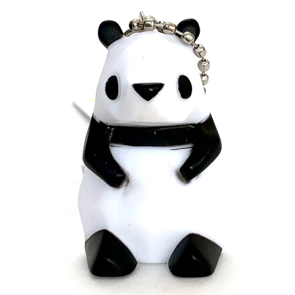 12035 GEOMETRIC PANDA CHARM with keyring-12