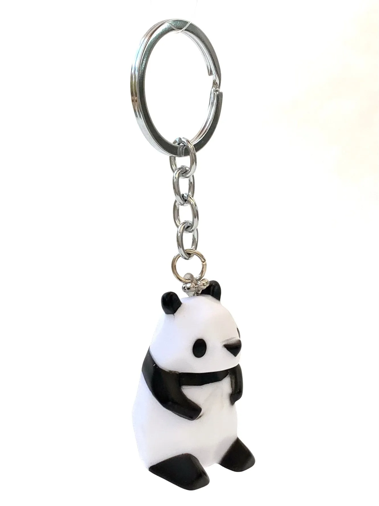 12035 GEOMETRIC PANDA CHARM with keyring-12