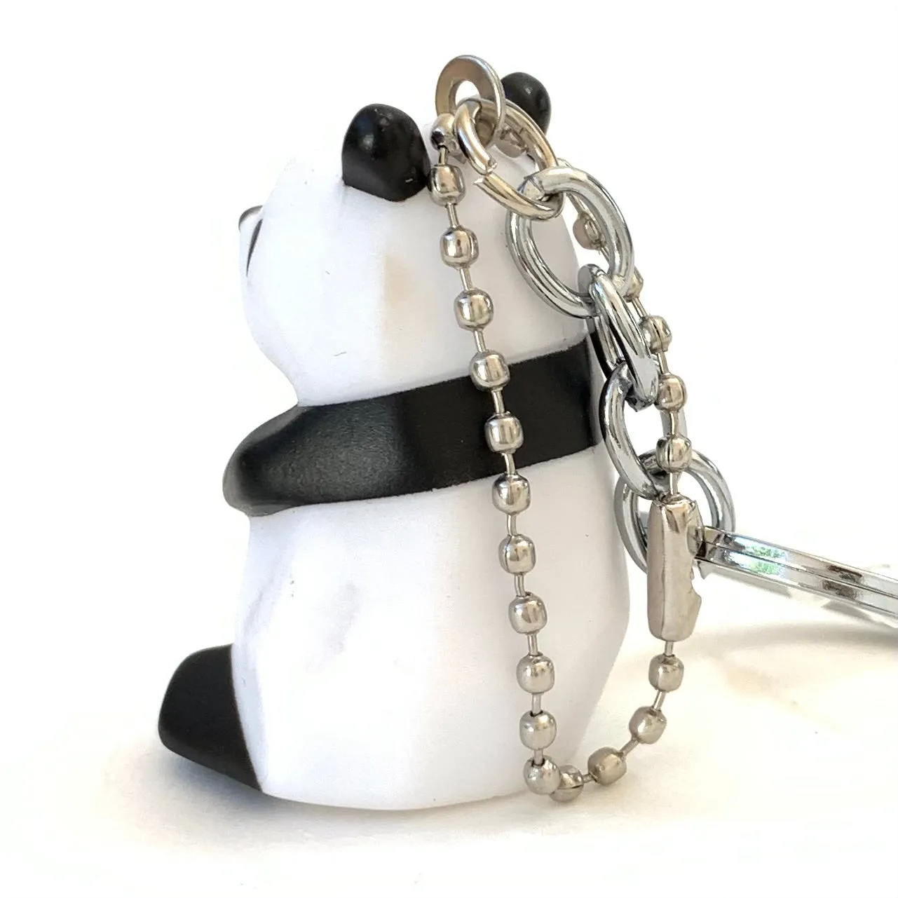 12035 GEOMETRIC PANDA CHARM with keyring-12