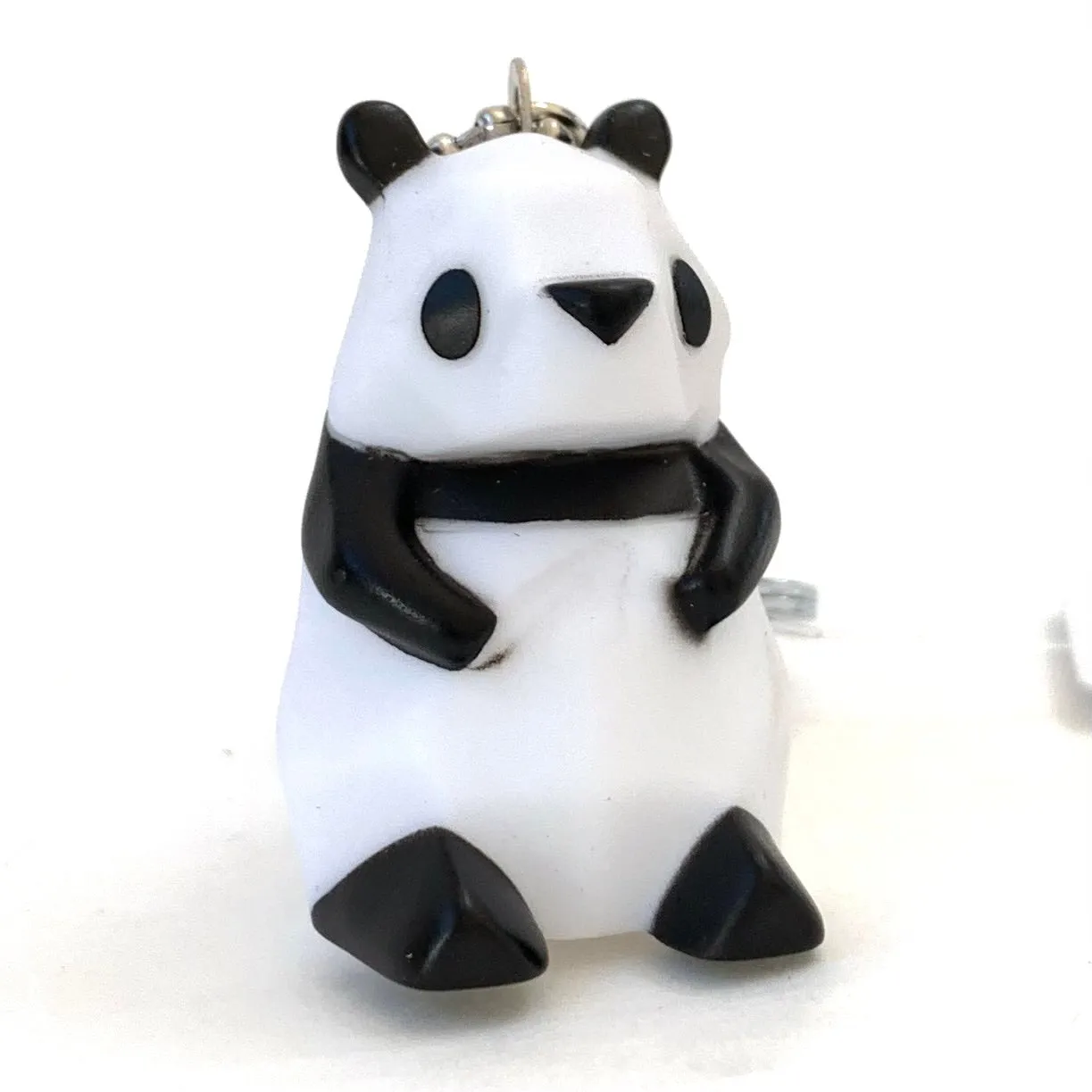 12035 GEOMETRIC PANDA CHARM with keyring-12