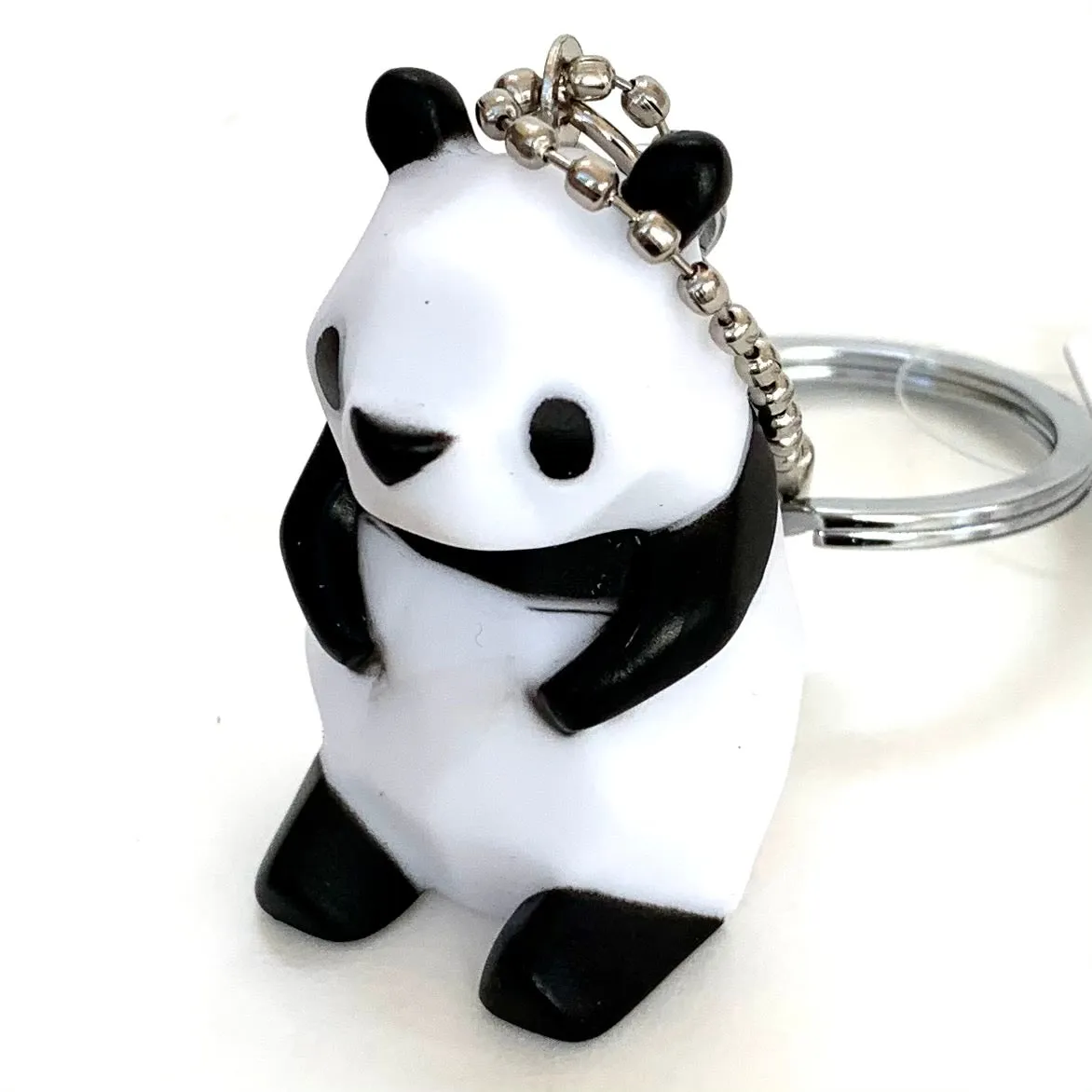 12035 GEOMETRIC PANDA CHARM with keyring-12