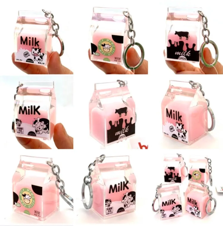 12057 PINK MILK KEY CHARM-12