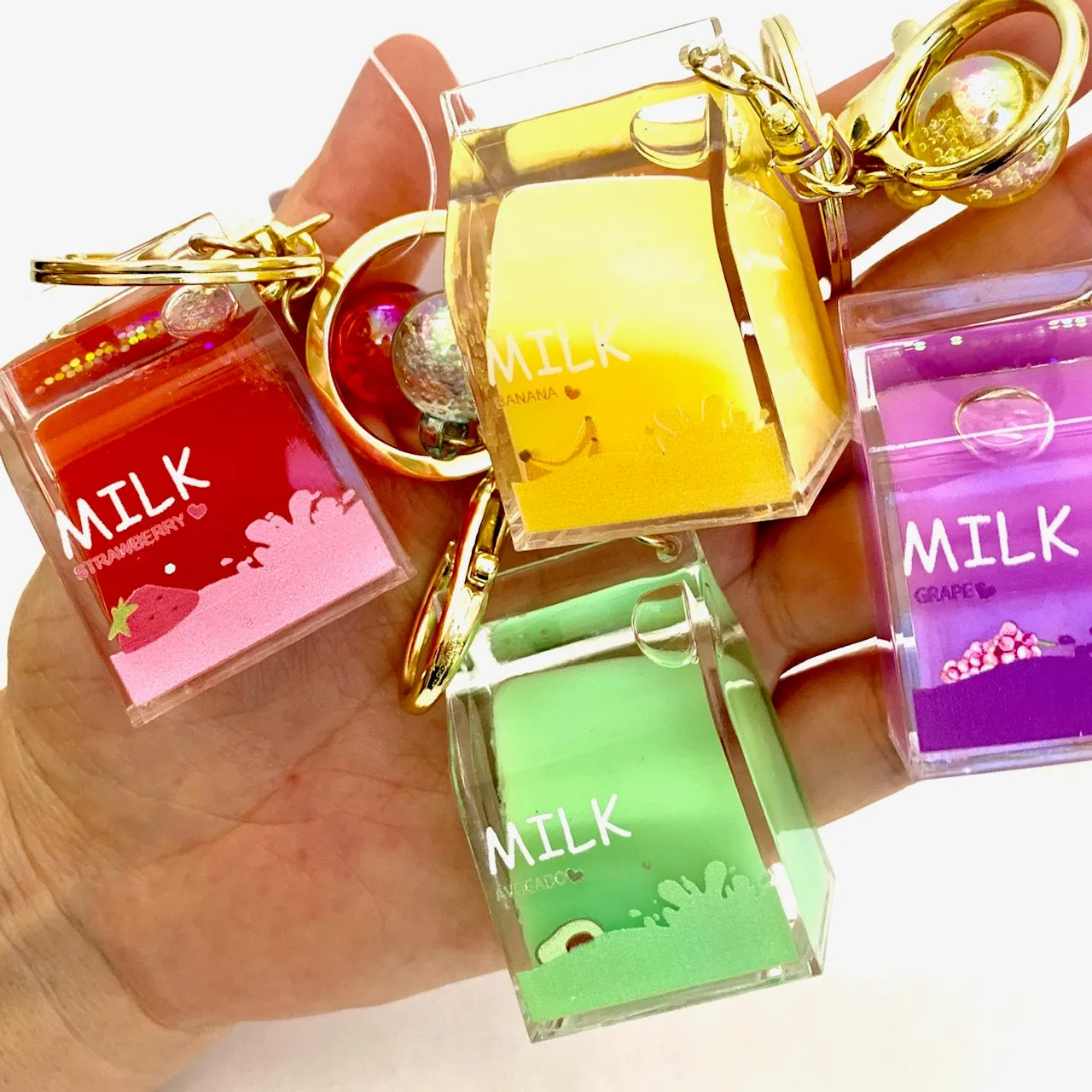 12058 FRUIT MILK KEY CHARM-12