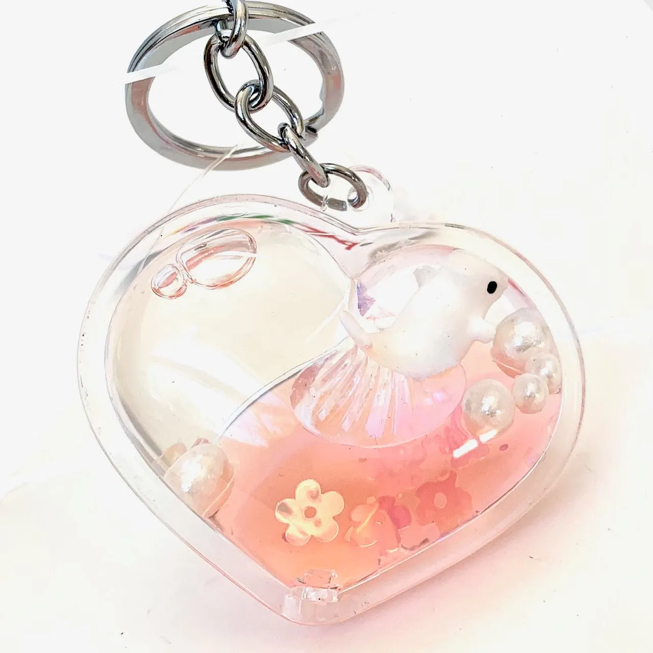 12060 HEART ANIMALS KEY CHARM-12