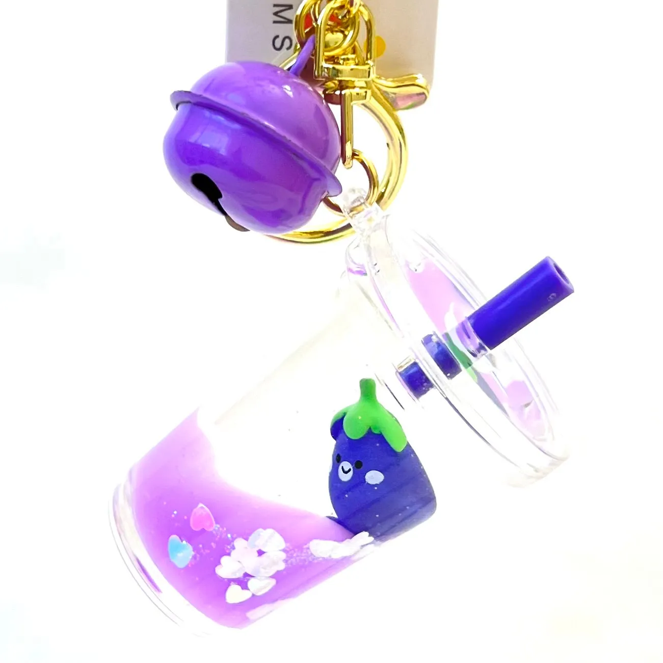 12082 EGGPLANT FLOATY CHARM-12