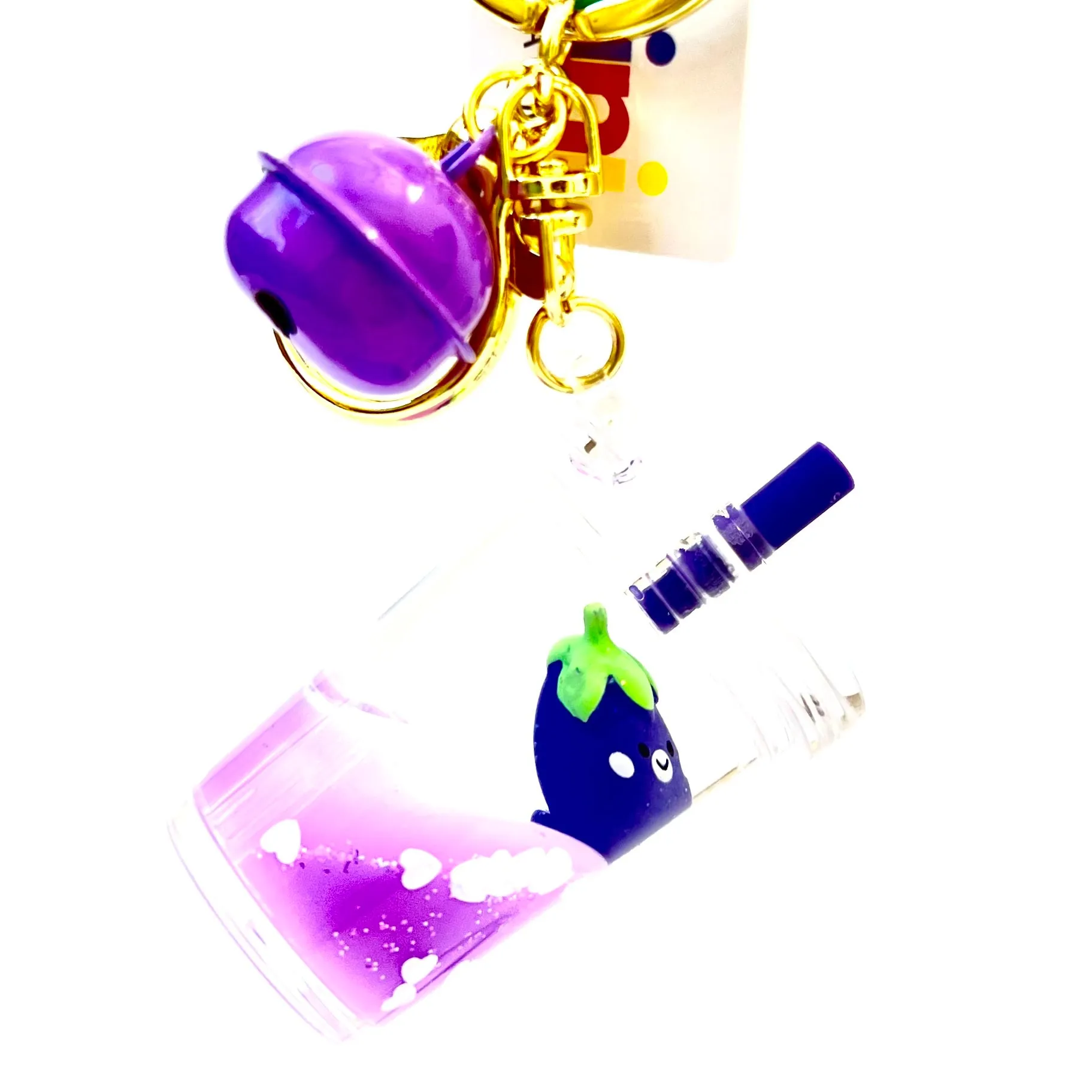 12082 EGGPLANT FLOATY CHARM-12