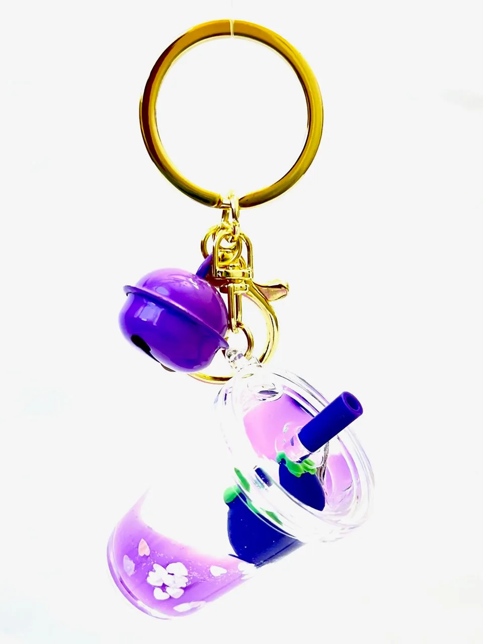 12082 EGGPLANT FLOATY CHARM-12