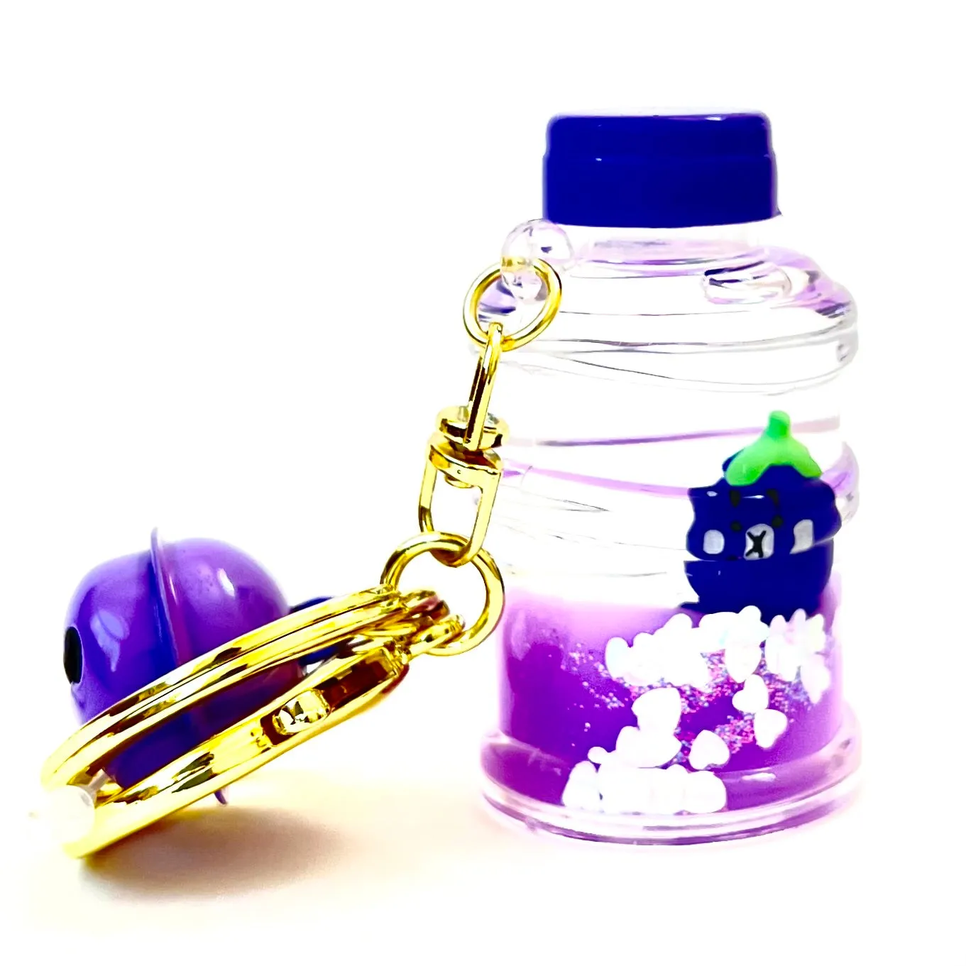 12082 EGGPLANT FLOATY CHARM-12