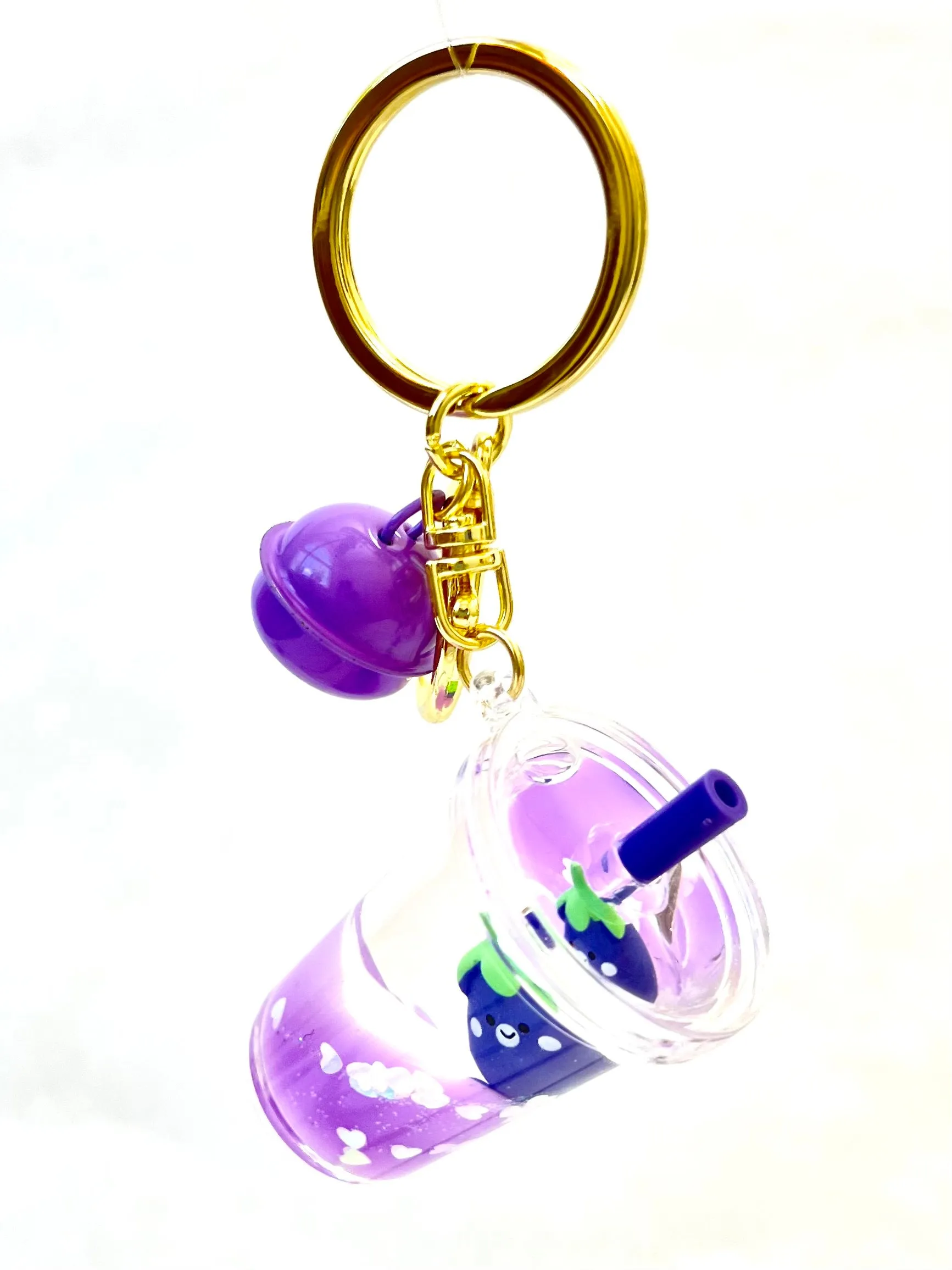 12082 EGGPLANT FLOATY CHARM-12