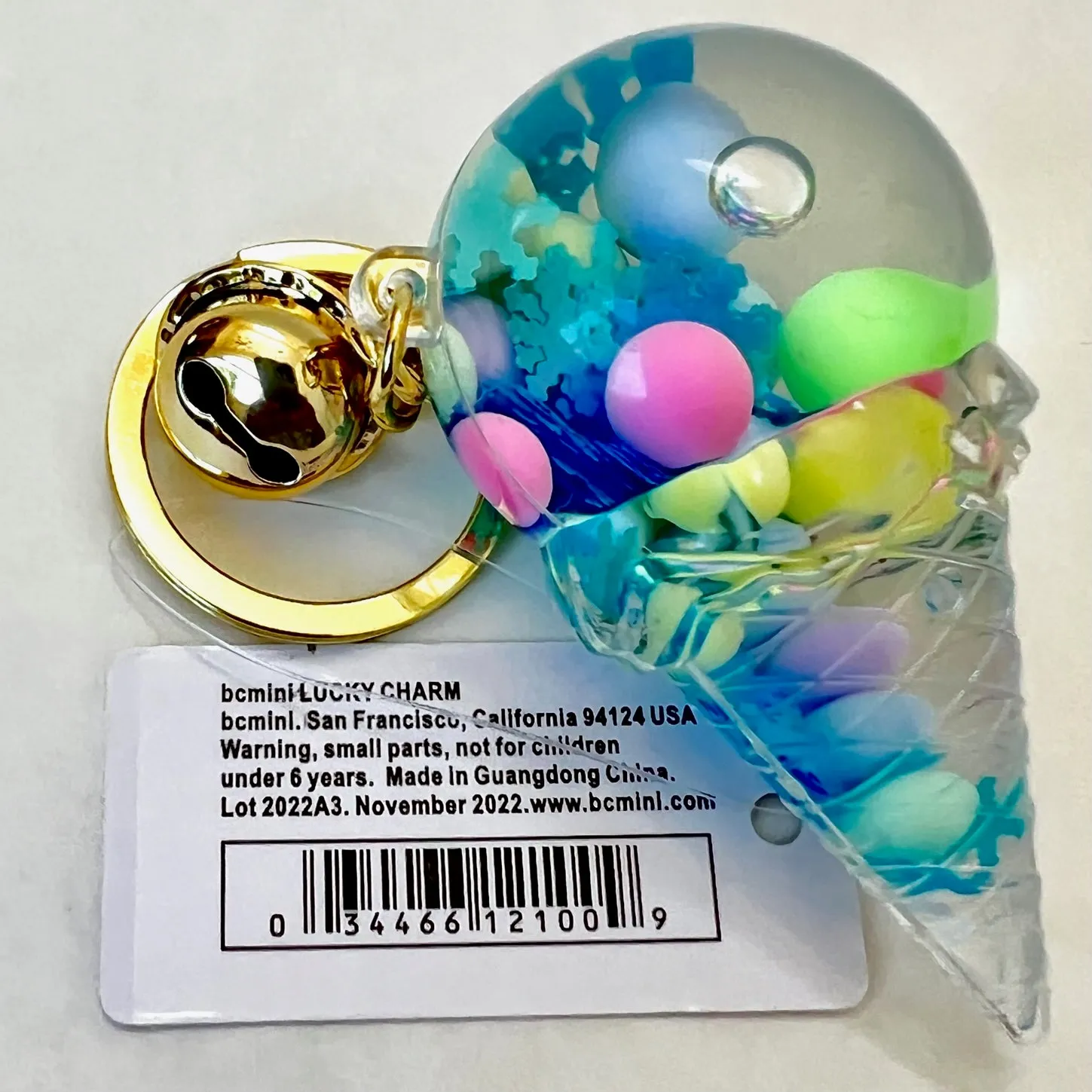 12100 ICE CREAM BOBA FLOATY KEY CHARM-12