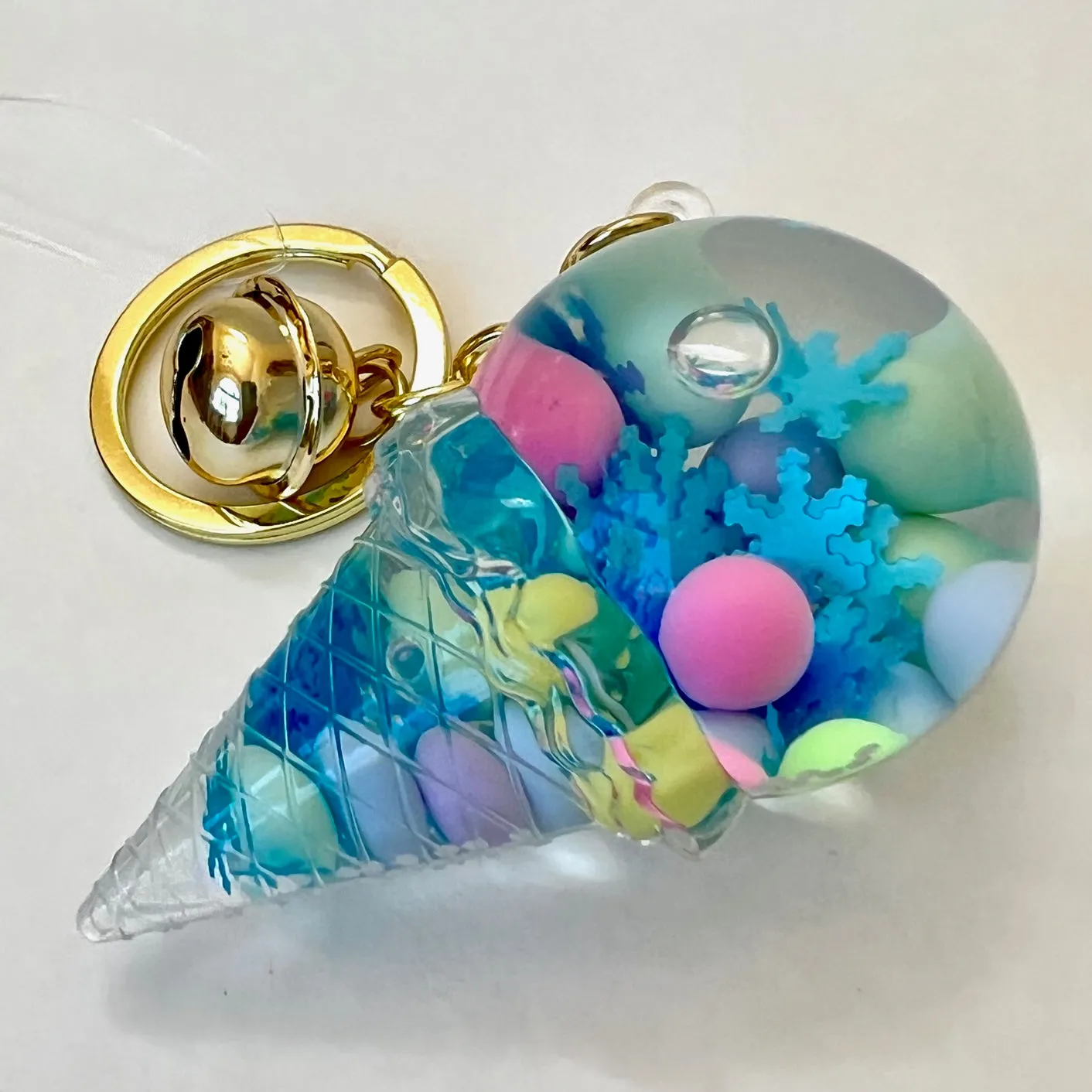 12100 ICE CREAM BOBA FLOATY KEY CHARM-12