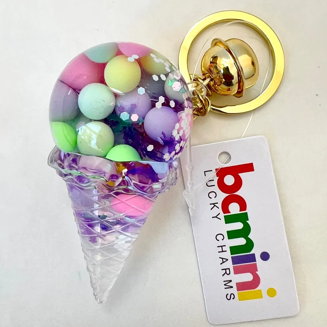 12100 ICE CREAM BOBA FLOATY KEY CHARM-12