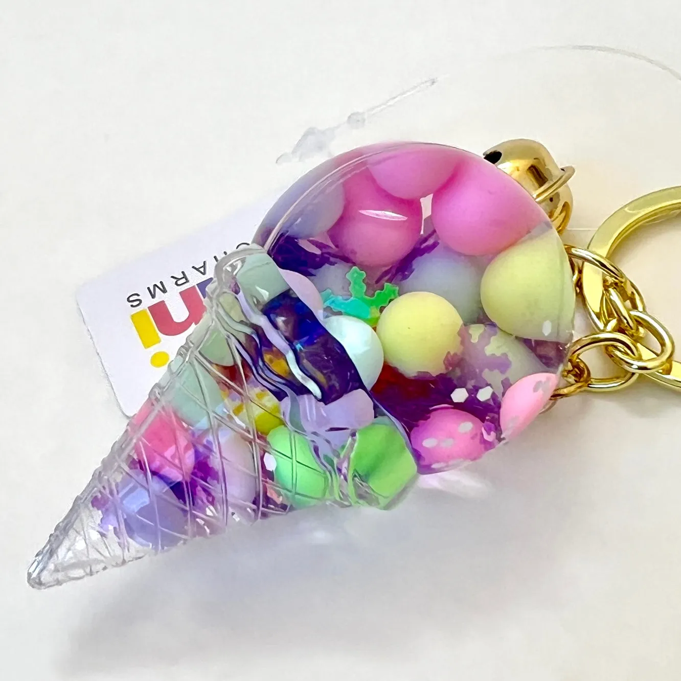 12100 ICE CREAM BOBA FLOATY KEY CHARM-12