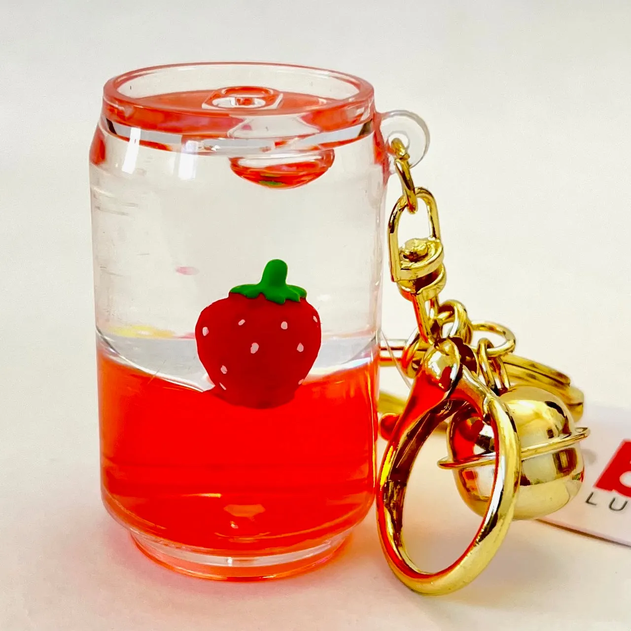 12107 FRUIT CAN FLOATY KEY CHARM-12