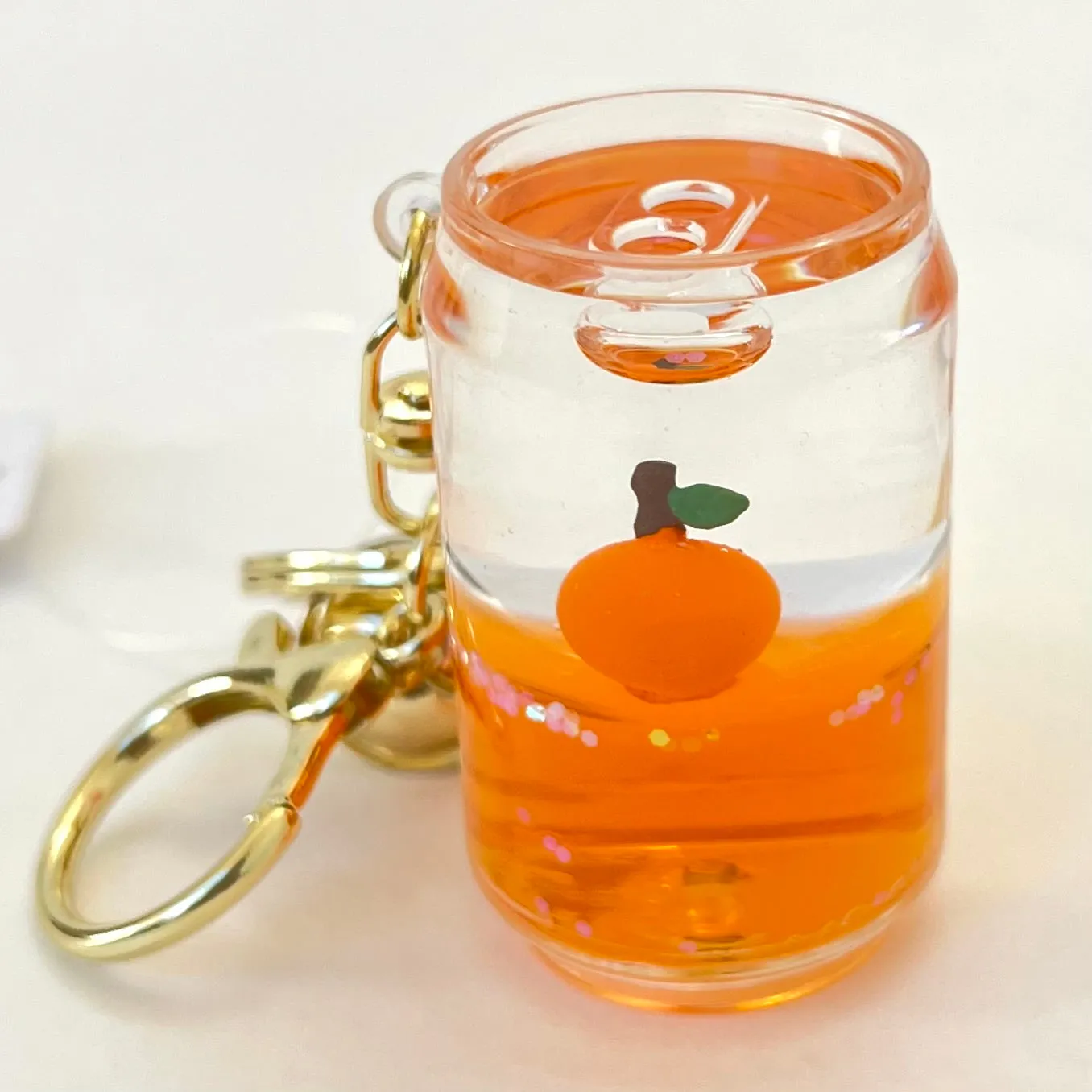 12107 FRUIT CAN FLOATY KEY CHARM-12