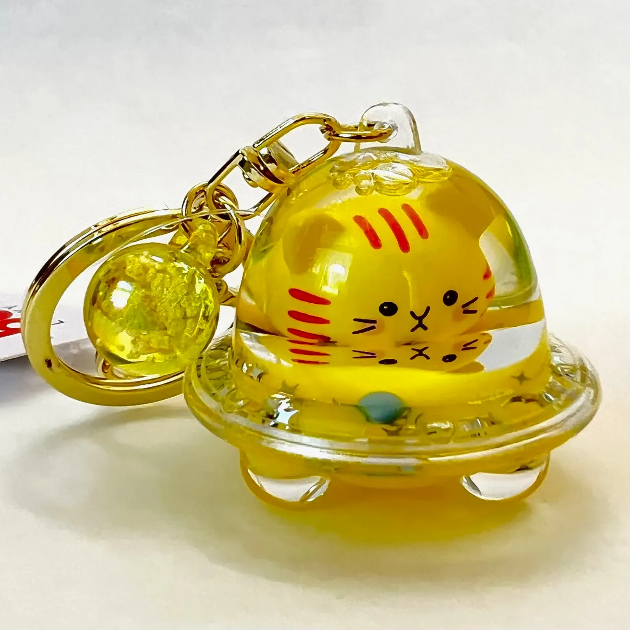 12109 CAT UFO FLOATY KEY CHARM-12