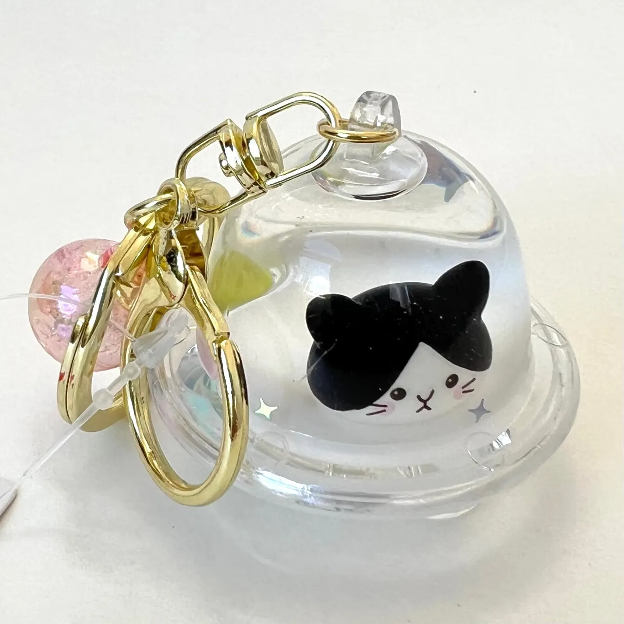 12109 CAT UFO FLOATY KEY CHARM-12