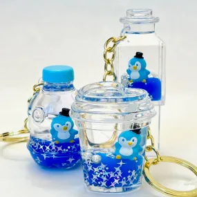 12122 PENGUIN FLOATY KEY CHARM-12