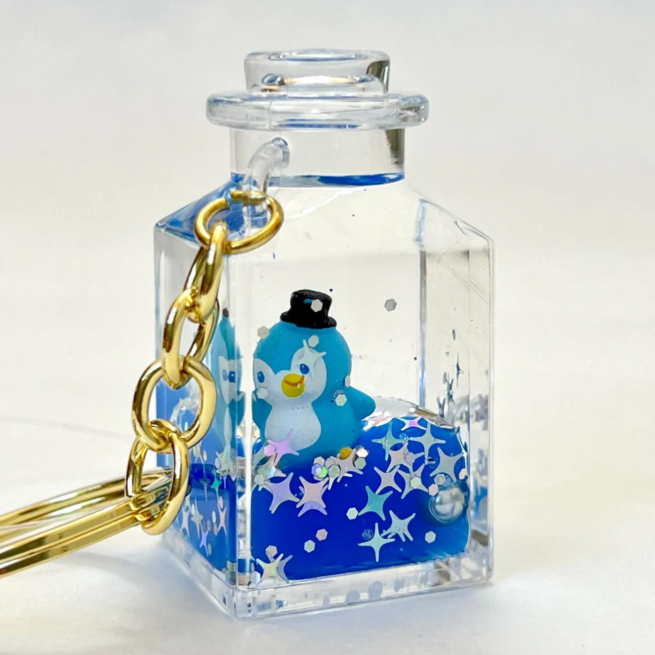 12122 PENGUIN FLOATY KEY CHARM-12