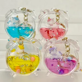 12135 UNICORN FLOATY KEY CHARM-12