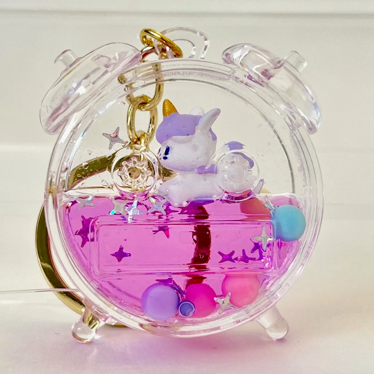 12135 UNICORN FLOATY KEY CHARM-12