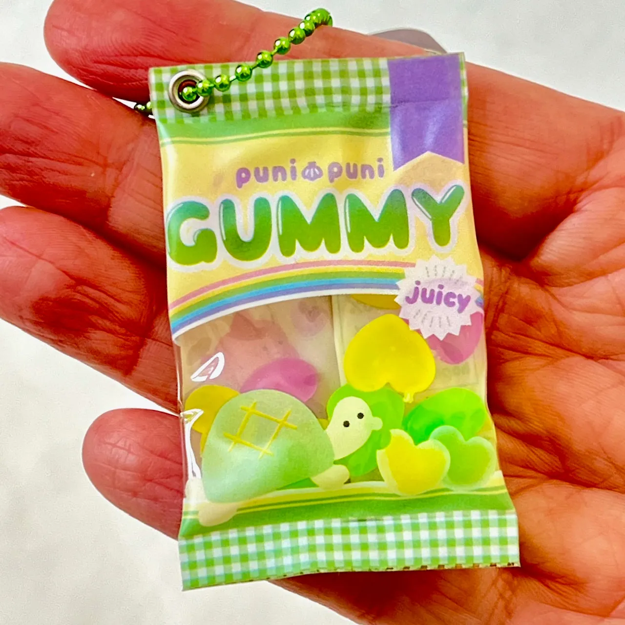 12154 TURTLE GUMMY KEY CHARM-6