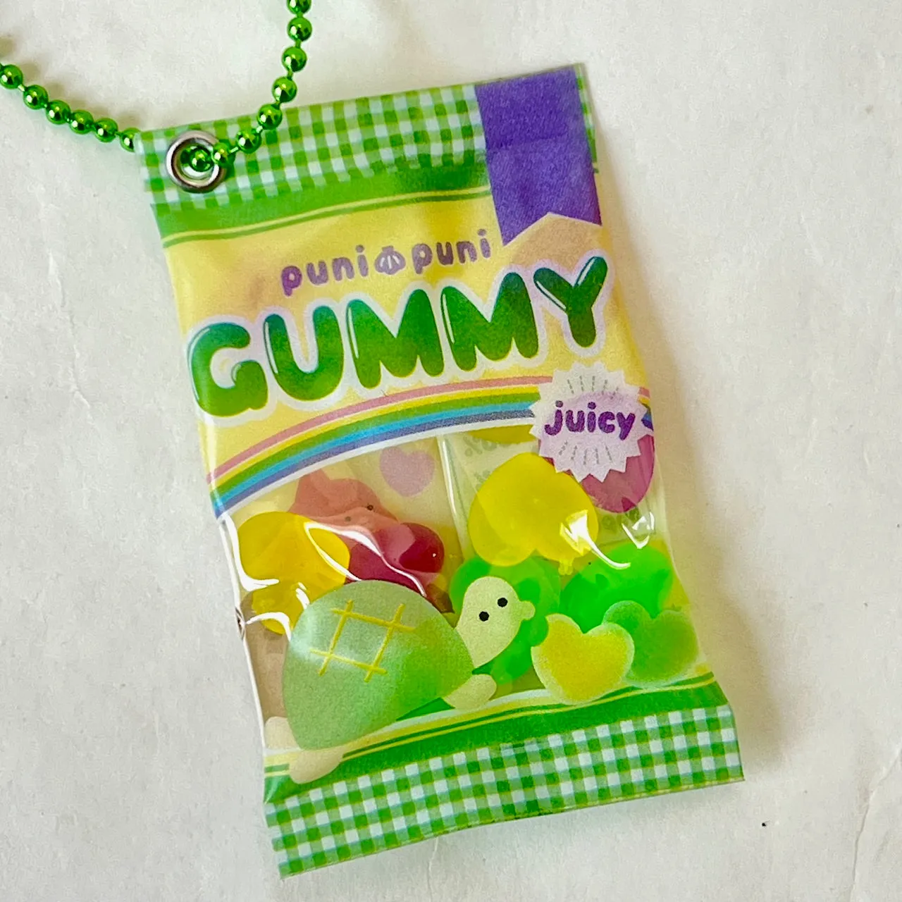 12154 TURTLE GUMMY KEY CHARM-6