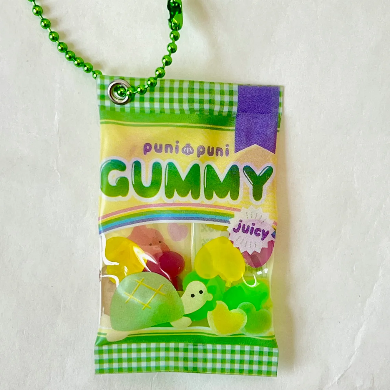 12154 TURTLE GUMMY KEY CHARM-6