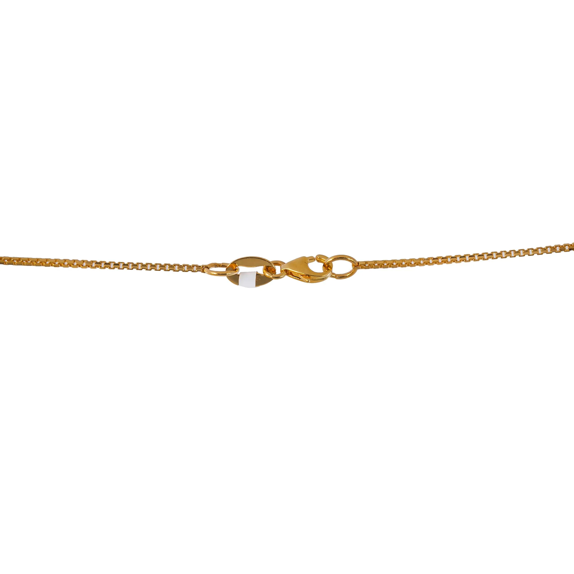 22K Multi-Tone Gold Beaded Chain (22.5gm)