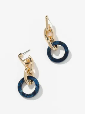 Acrylic Drop Chain Link Earring