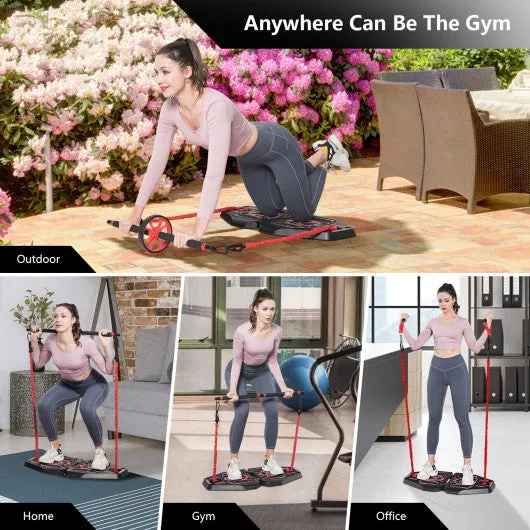 All-in-one Portable Pushup Board with Bag