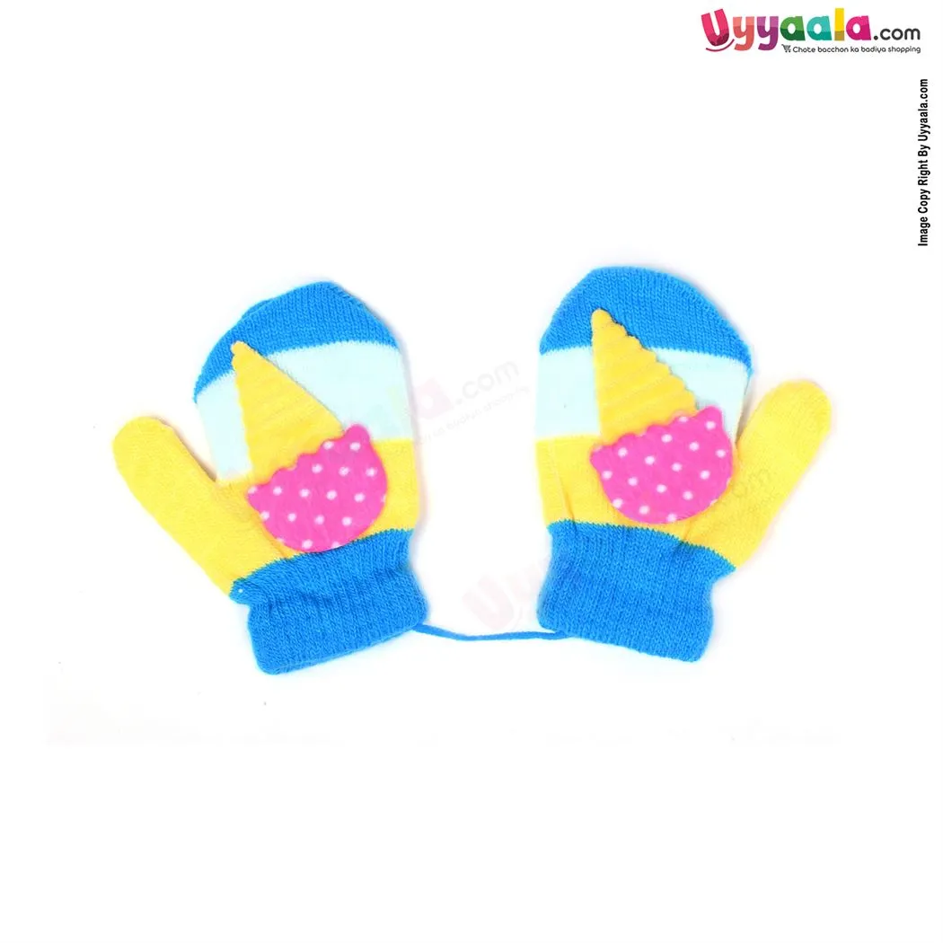 Baby Hand Gloves Ice Cream Character