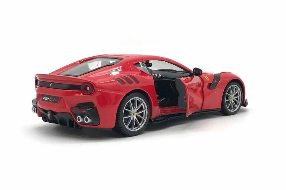 Bburago Die Cast Ferrari Race & Play F12tdf Laferrari Car 1:24 Scale - Red