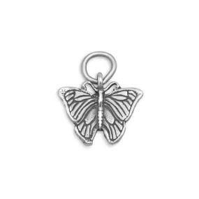 Butterfly Silver Charm