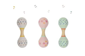 Calm & Breezy - Maraca Rattle Pastels