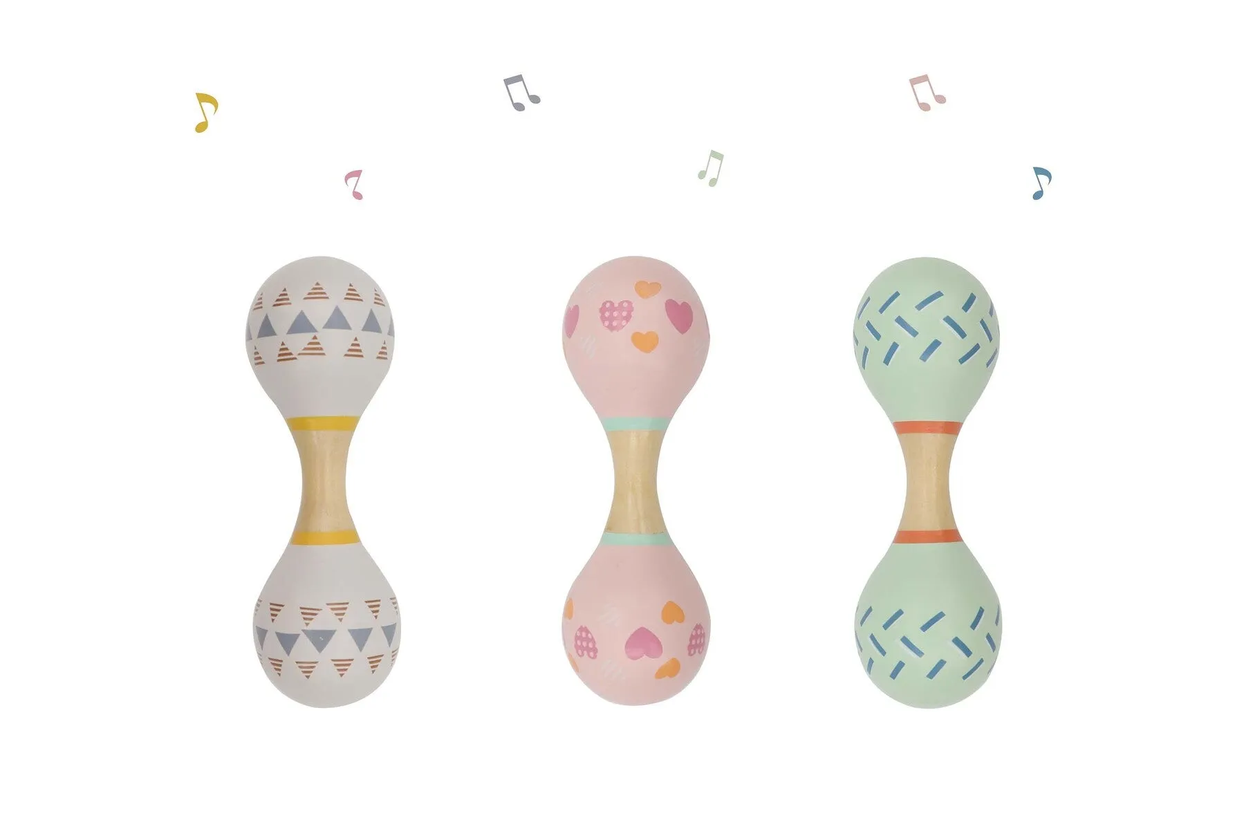 Calm & Breezy - Maraca Rattle Pastels