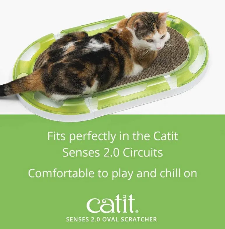 Catit Senses 2.0 Oval Circuit Scratcher Toy