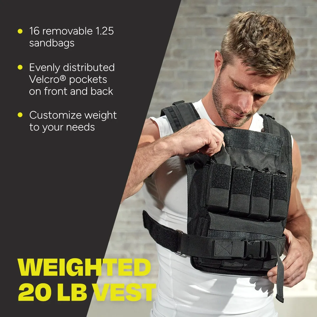 Centr 20 LB Weighted Vest