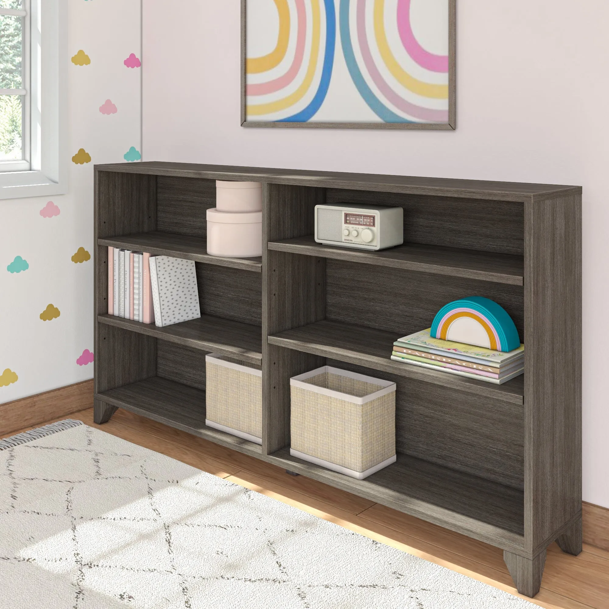 Classic 6-Shelf Bookcase