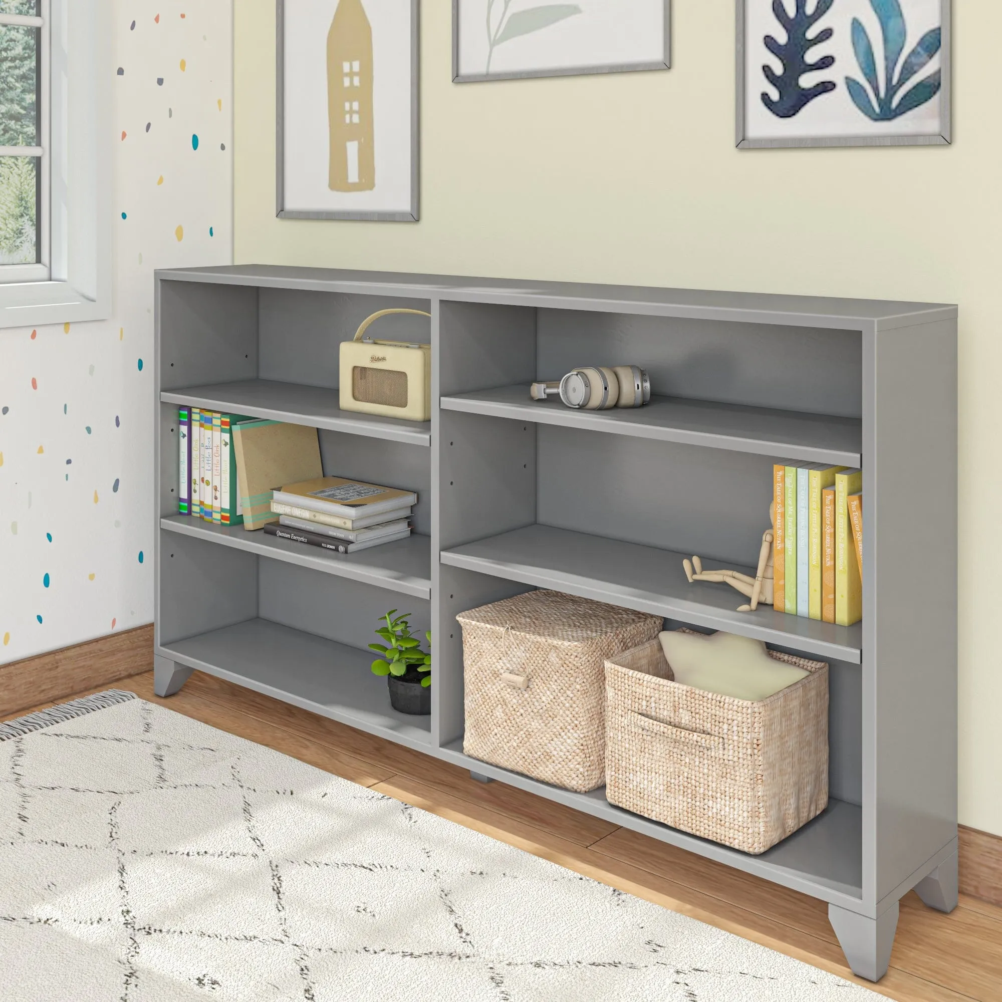 Classic 6-Shelf Bookcase