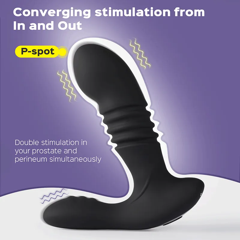 Dakota - Thrusting Vibrating Prostate & Perineum Massager