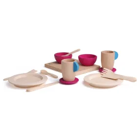 Erzi Wooden Toy Crockery Set