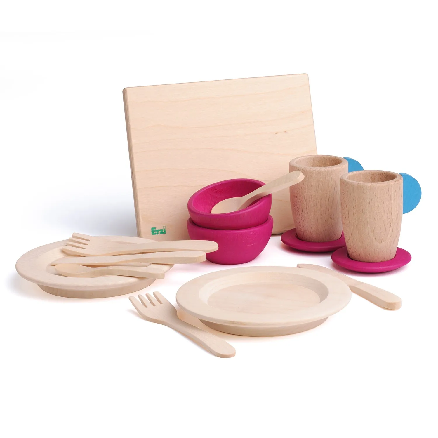 Erzi Wooden Toy Crockery Set