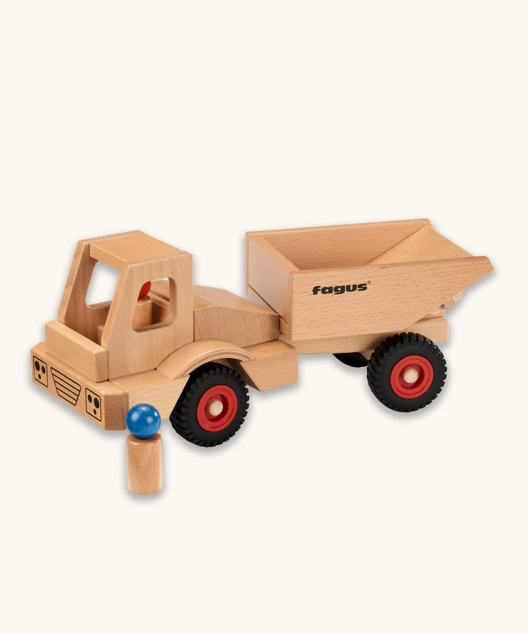 Fagus Wooden Wheels Dumper Truck